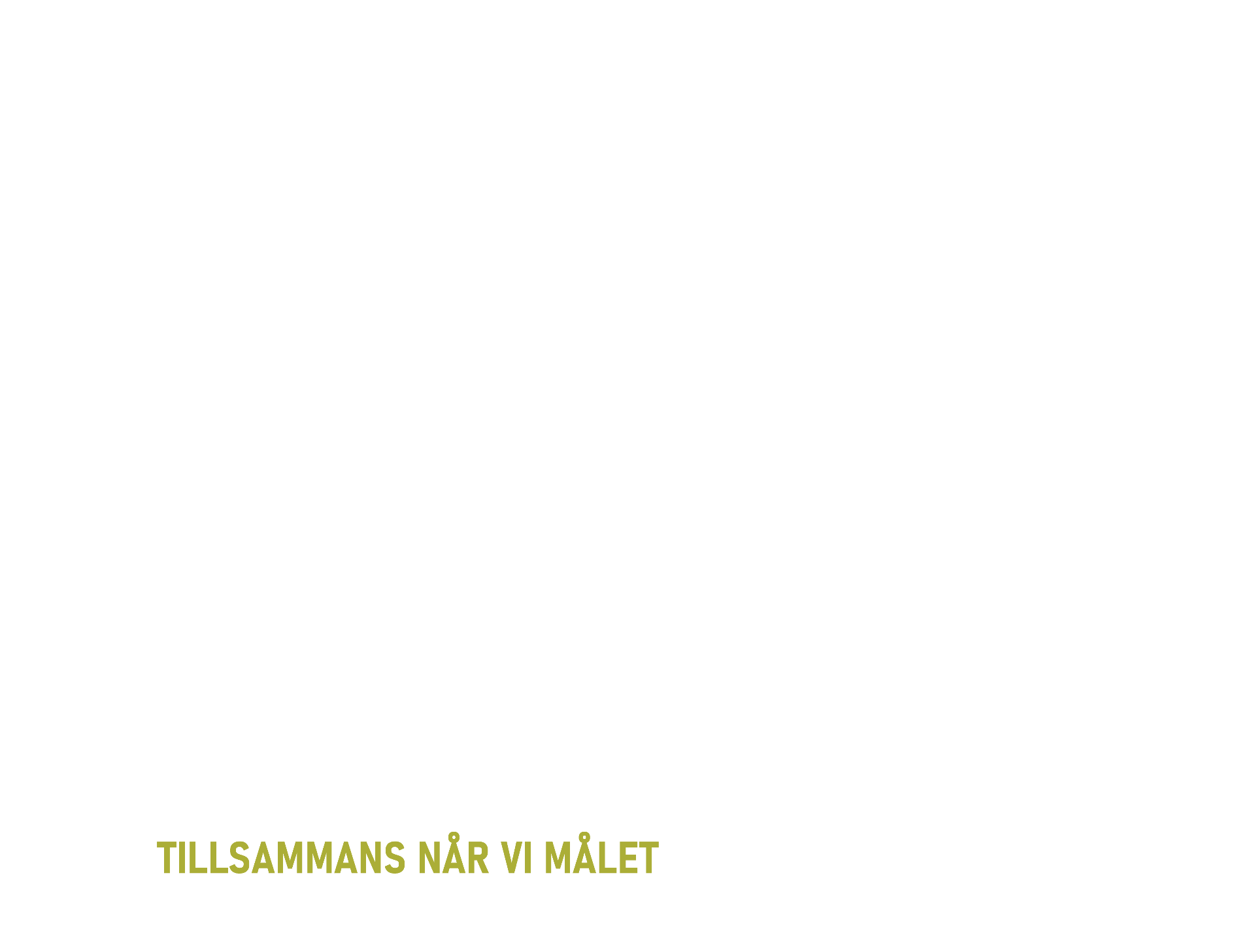 Tillsammans når vi målet